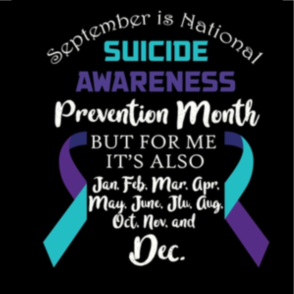 💜💜SEPTEMBER IS SUICIDE PREVENTION MONTH 💜💜